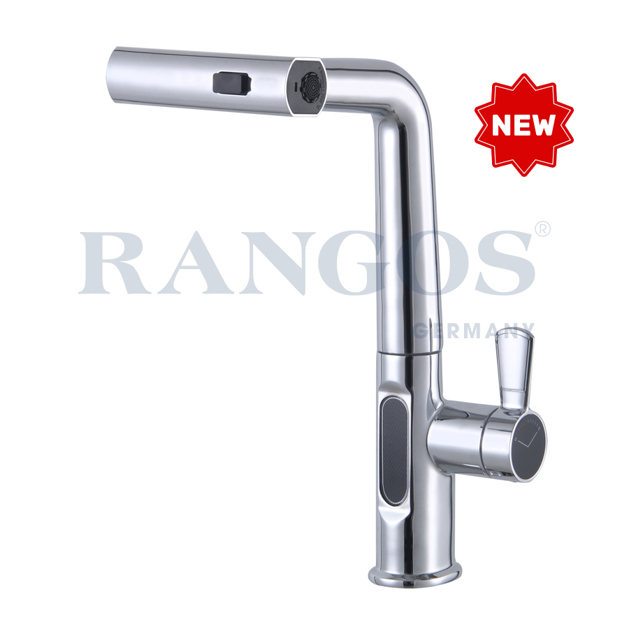 Vòi rửa bát rút cảm ứng nóng lạnh RG-532